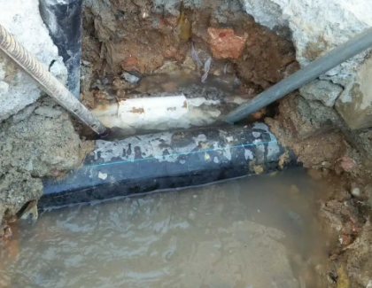 张家川测漏水之水管漏水